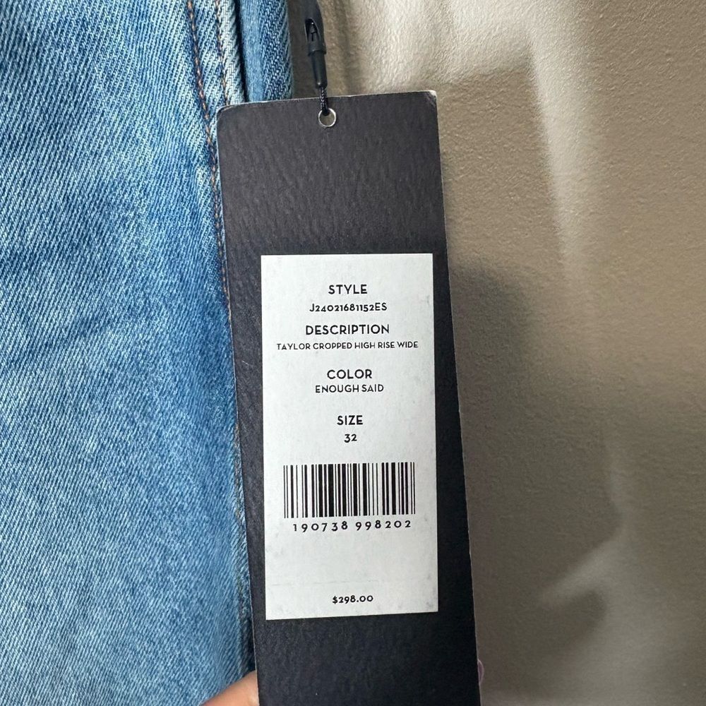 Taylor Cropped Wide-Leg Jean NWT - Picture 4 of 7